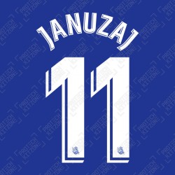 Januzaj 11 (Official Real Sociedad 2020/21 Home La Liga Name and Number)